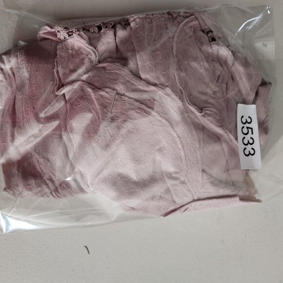 Simplee Dress Womens Medium Light Pink Maxi Dress Ruffle Sleeves & Lace Fairy - Picture 13 of 13